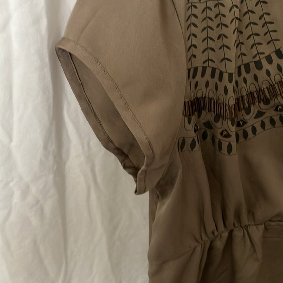 Banana Republic: Lightweight Geometric pattern top- PXS - Picture 8 of 16